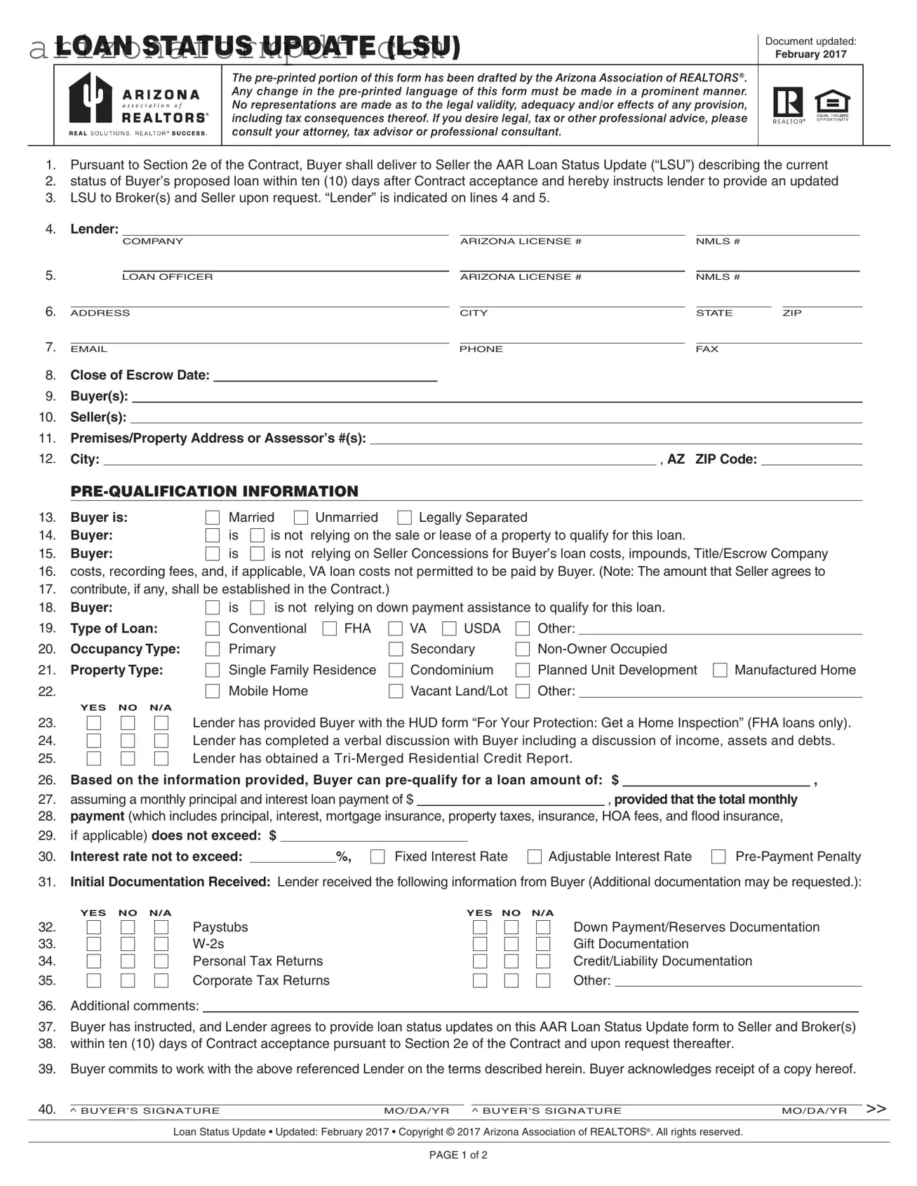 Fill Out Your Arizona Lsu Form