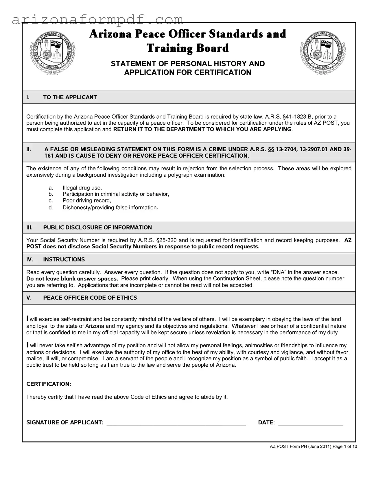 Fill Out Your Az Post Form