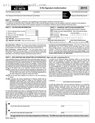 Fill Out Your Az 8879 Form